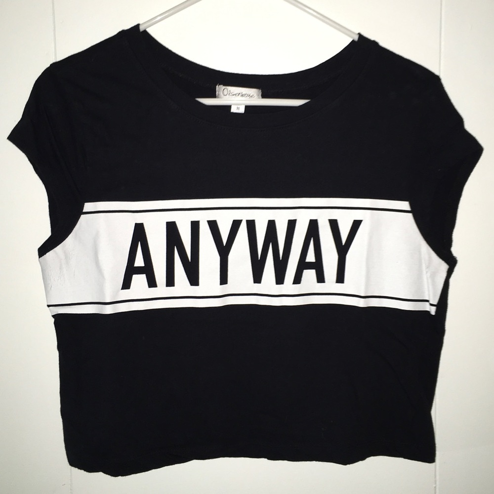 Black Crop Top